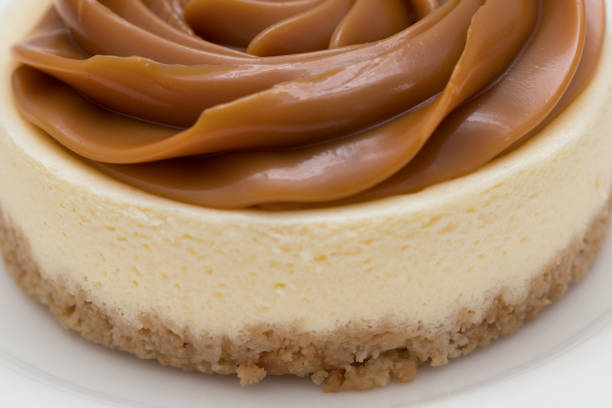 istock Homemade Sweet Milk (milk-based caramel/Doce de Leite) cheesecake. 1145744124