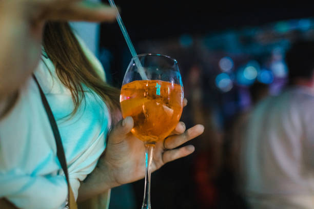 istock leisure, drinks, degustation, people and holidays concept - close up. 1145746242