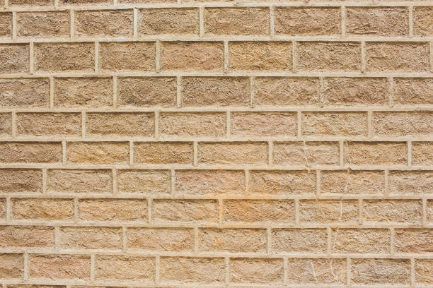 istock Background old vintage brick wall, real photo 1145755441