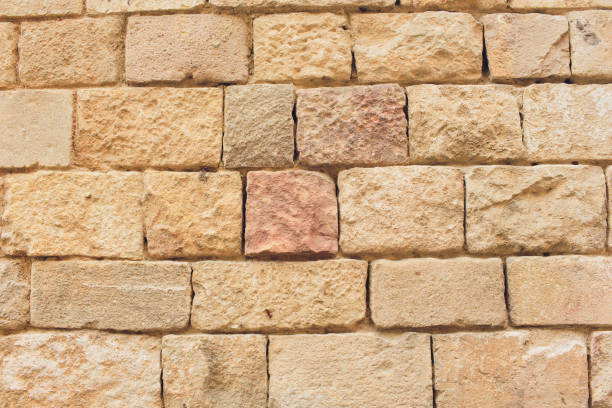 istock Background old vintage brick wall, real photo 1145755546