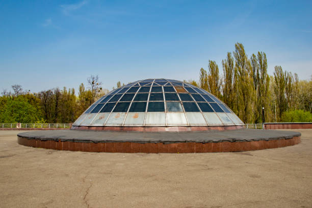 istock Glass domes for the passage of daylight 1145758682