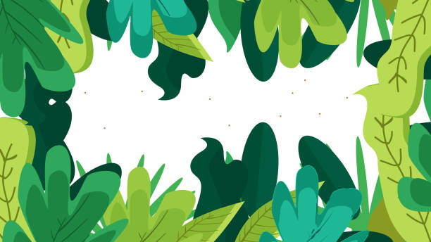 illustrazioni stock, clip art, cartoni animati e icone di tendenza di sfondo di congedo colorato - nature day plant leaf