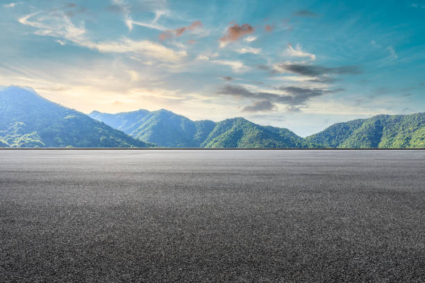 istock New road and beautiful natural landscape 1145762496