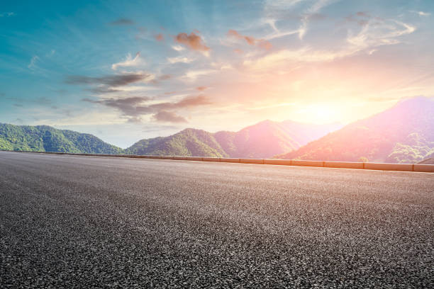 istock New road and beautiful natural landscape 1145763036