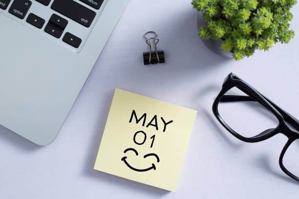 istock May 01 Happy Labor Day Concept On Sticky Note 1145763950