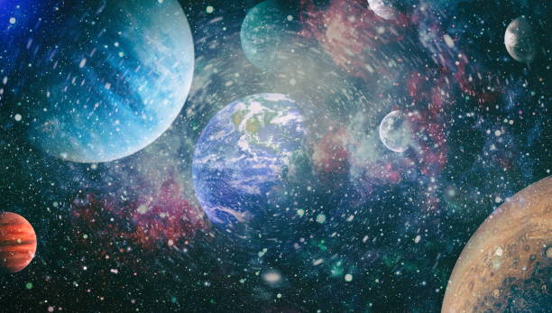 istock planets, stars and galaxies in outer space showing the beauty of space exploration. Elements furnished by NASA 1145763994