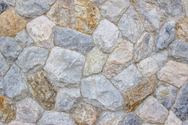 istock Background texture of Medieval natural stone wall textured background. 1145764242
