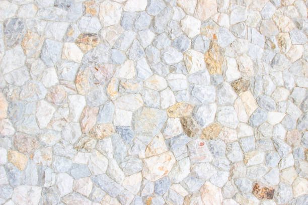 istock Background texture of Medieval natural stone wall textured background. 1145764245