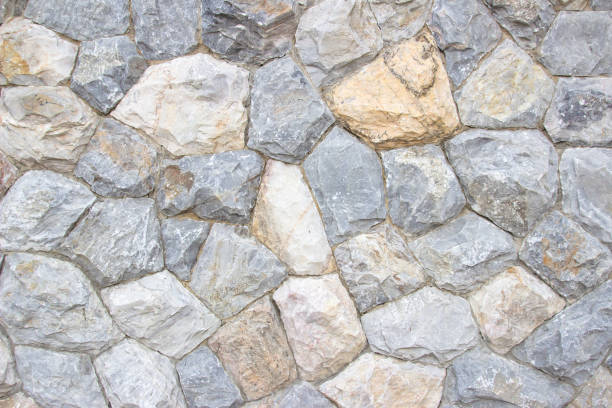 istock Background texture of Medieval natural stone wall textured background. 1145764251