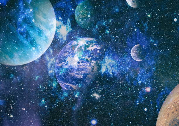 istock planets, stars and galaxies in outer space showing the beauty of space exploration. Elements furnished by NASA 1145764354
