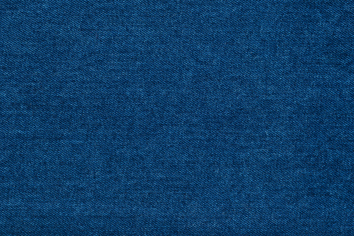 Beautiful blue denim Indigo fabric texture. Fabric pattern