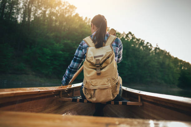 istock Girl enjoy canoeing 1145766277