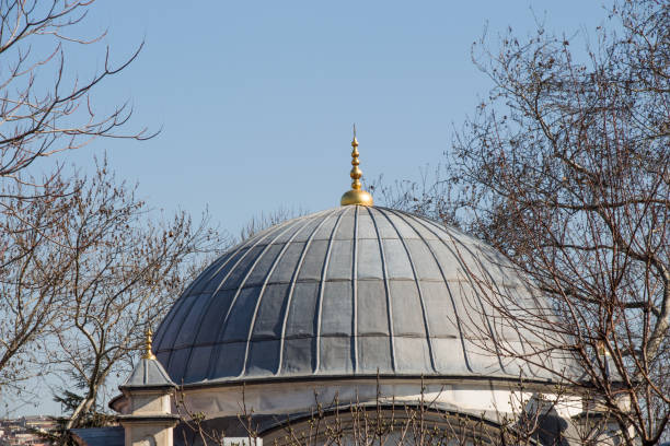 istock Outer view of dome in Ottoman architecture 1145768956