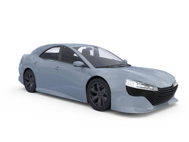 istock Unbranded Futuristic Car 1145773602
