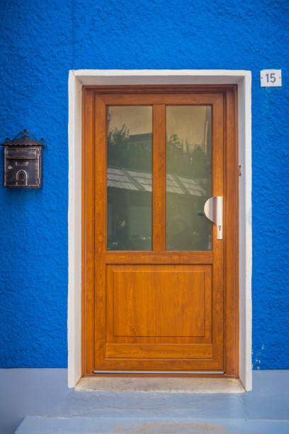istock Chalet Wooden door 1145775356