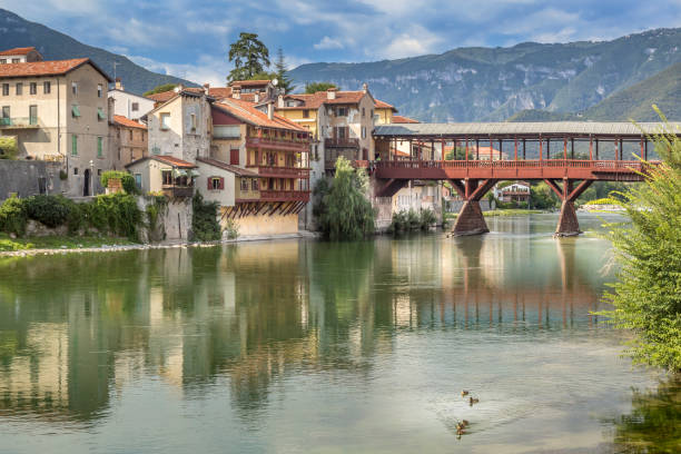 istock Bassano bridge landscape 1145775513