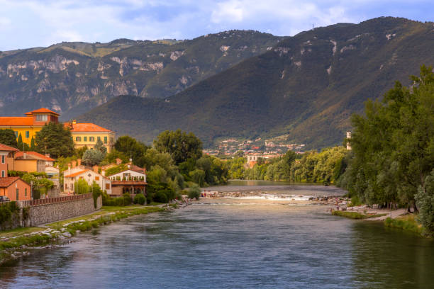 istock Bassano bridge landscape 1145775608