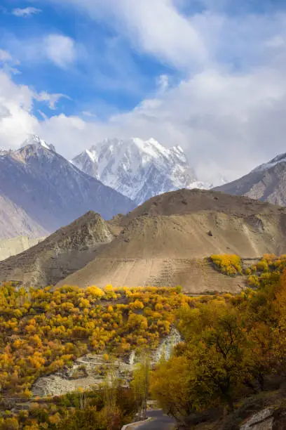 Photo of beautiful mountain in nature landscape view from Pakistan,autumn