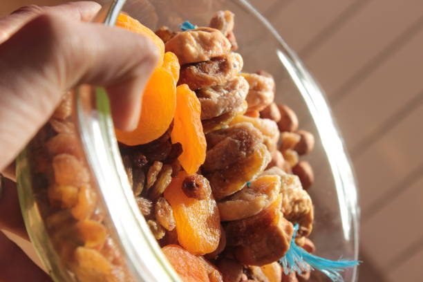 istock Dry raw healthy food in trail mix 1145778049