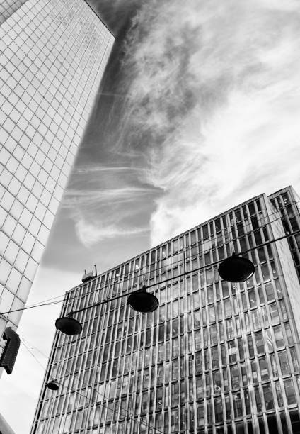 istock Skyscrapers from below, Downtown Stockholm, Sweden. 1145778068