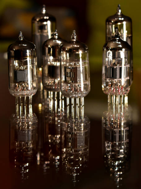 istock Tubes for guitar amplifier, 12AX7/ECC83 and EL84 type. 1145783408