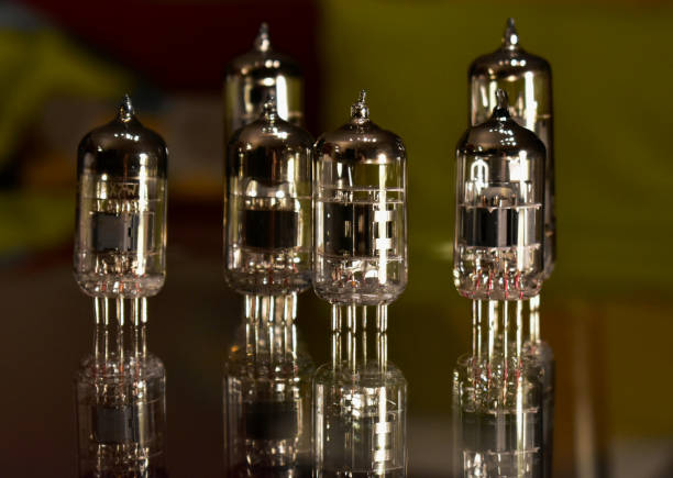 istock Tubes for guitar amplifier, 12AX7/ECC83 and EL84 type. 1145783409