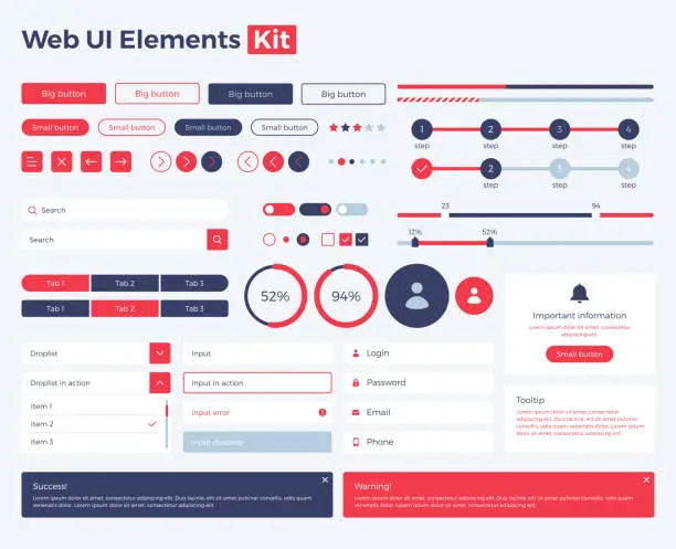 Minimize Ui Kostenlose minimize ui kit clipart Vektorgrafiken & Illustrationen ...