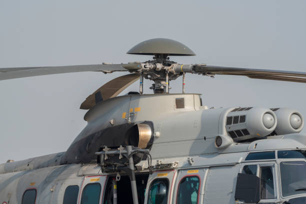 istock Air helicopter h225m 1145803934