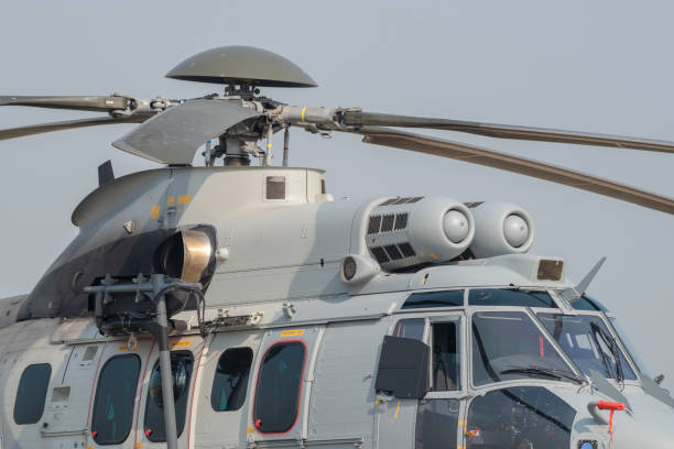 istock Air helicopter h225m 1145803951