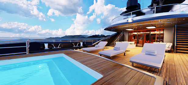 Luxury Multi-million dollar yacht