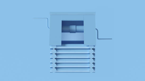 istock Pale Blue Small Wooden Well Water Well covered Front 1145833130