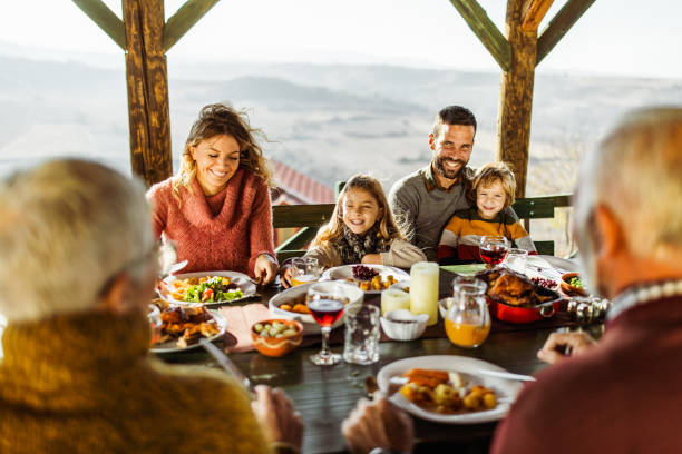 istock Family's lunch on a terrace! 1145834350