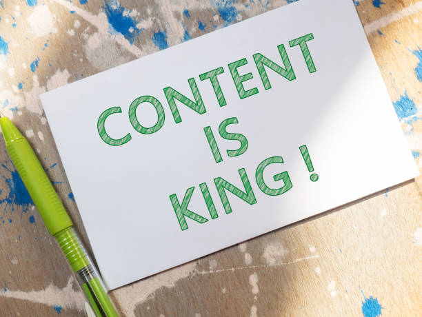 istock Content is King, Motivational Internet Social Media Words Quotes Concept 1145835422