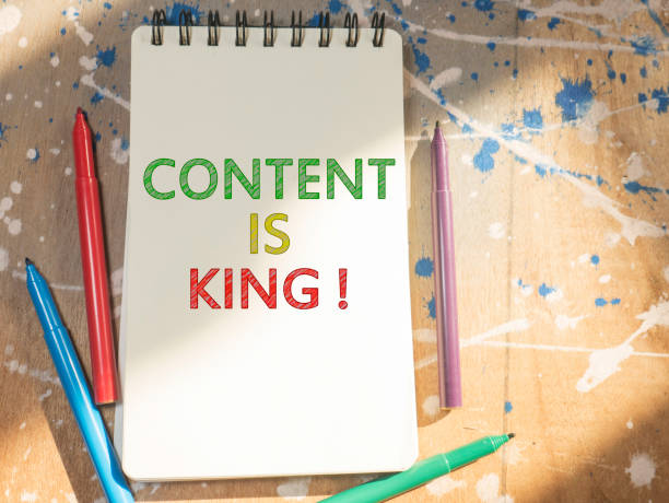 istock Content is King, Motivational Internet Social Media Words Quotes Concept 1145835443