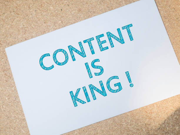 istock Content is King, Motivational Internet Social Media Words Quotes Concept 1145835452