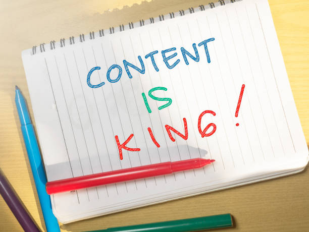 istock Content is King, Motivational Internet Social Media Words Quotes Concept 1145835463