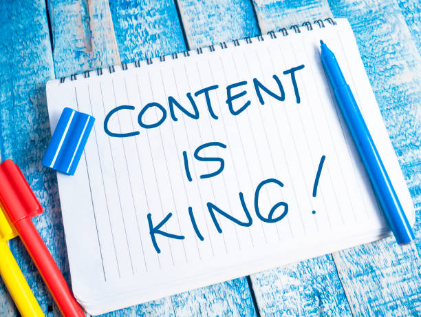 istock Content is King, Motivational Internet Social Media Words Quotes Concept 1145835512