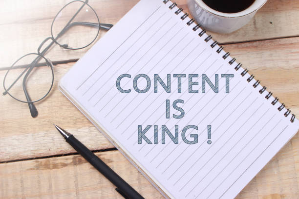 istock Content is King, Motivational Internet Social Media Words Quotes Concept 1145835686