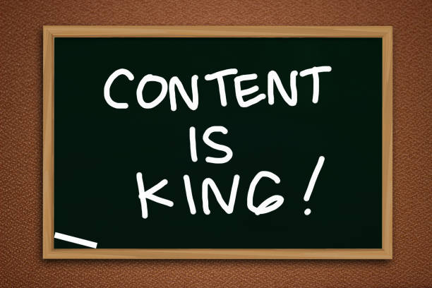 istock Content is King, Motivational Internet Social Media Words Quotes Concept 1145836357