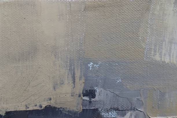 istock Abstract vector background for design use. Oil paint textures. Gray color painting knife stroke textures. Freehand drawing. Vector illustration. 1145838943