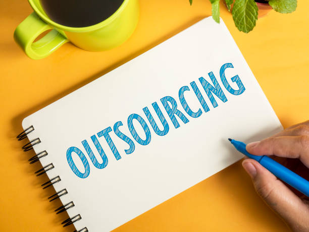 istock Outsourcing, Motivational Words Quotes Concept 1145839235