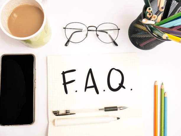 istock FAQ, Frequently Asked Questions. Words Typography Concept 1145839506
