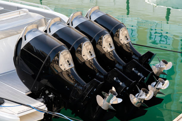 istock Four outboard motors 1145839610