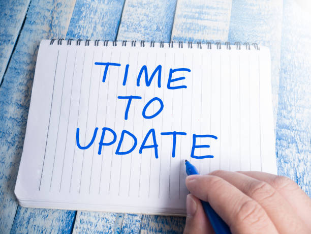 istock Time To Update, Motivational Business Words Quotes Concept 1145840500