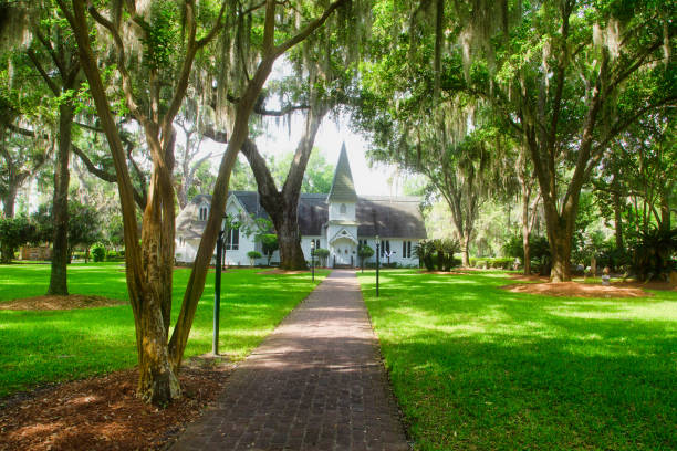istock Christ Church Beyond Green Lawn 1145840682