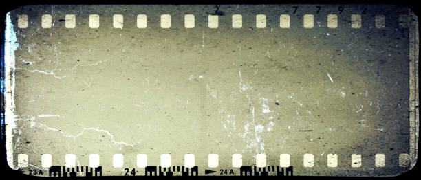 istock Vintage sepia film strip frame. 1145841743