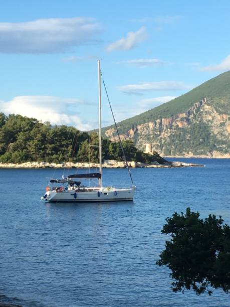 istock Sailing boat, Ionian Sea 1145844593