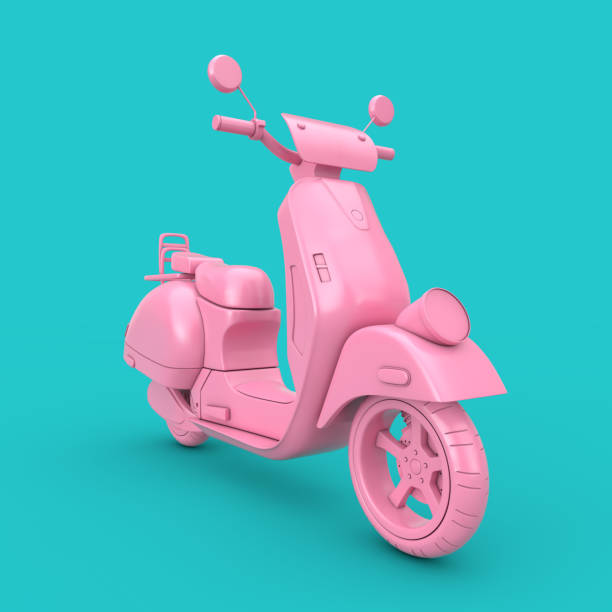 Funny ride. Joyful charming man conducting motorbike and woman putting hands up