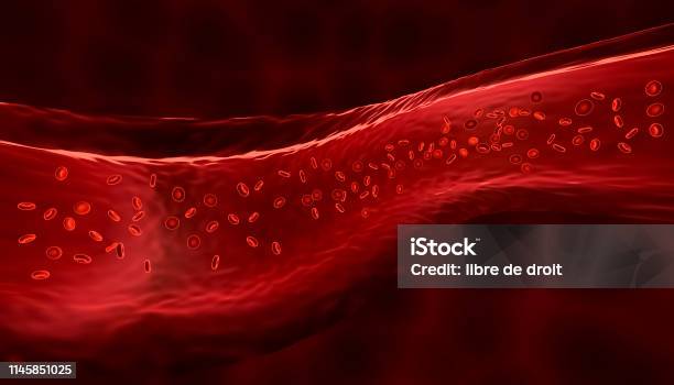Glowing Blue Generic Virus Cell 3d Render Illustration Stock Photo - Download Image Now