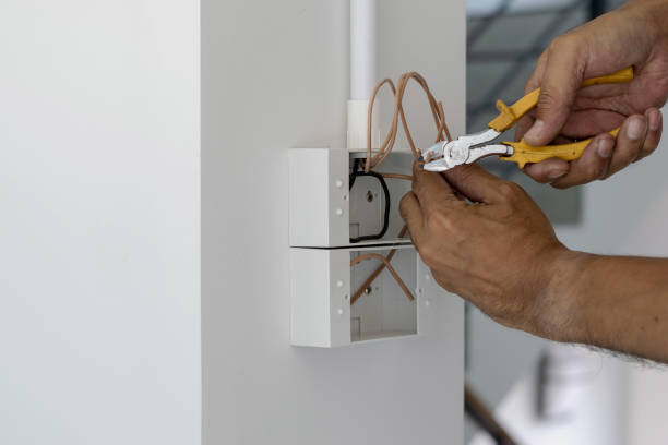 istock Electrician in the building 1145855448